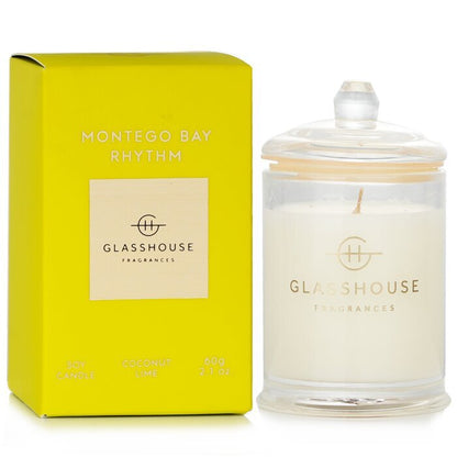 Glasshouse Triple Scented Soy Candle - Montego Bay Rhythm (Coconut & Lime) 60g