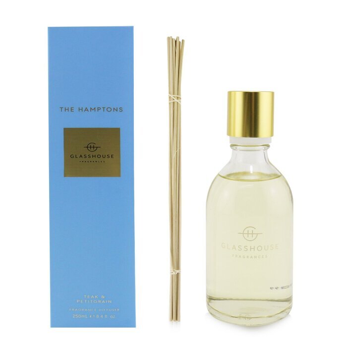 Glasshouse Diffusor – The Hamptons (Teak &amp; Petitgrain) 250 ml