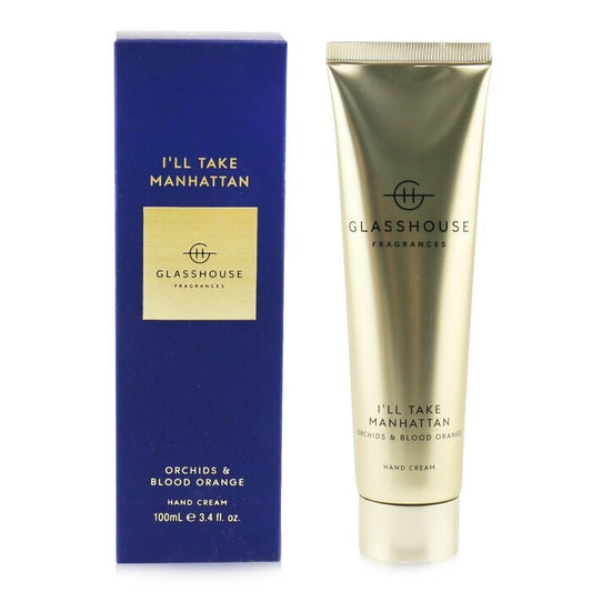 Glasshouse Handcreme – I'll Take Manhattan (Orchideen &amp; Blutorange) 100 ml/3,4 oz