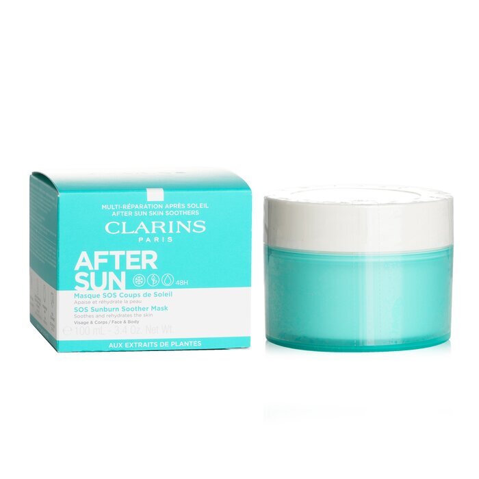 Clarins After Sun SOS Sonnenbrand-Beruhigungsmaske – für Gesicht und Körper, 100 ml