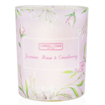 Carroll &amp; Chan Votivkerze, 100 % Bienenwachs, Jasmin, Rose, Cranberry, 65 g