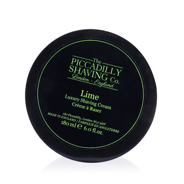 The Piccadilly Shaving Co. Crème de rasage de luxe au citron vert 180g/6oz