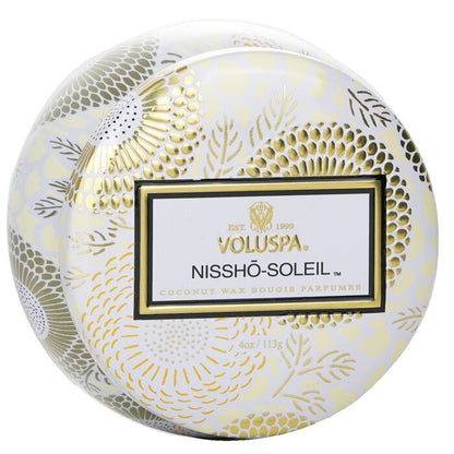Bougie Mini Boîte Voluspa - Nissho Soleil 113g/4oz