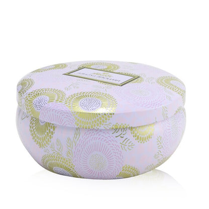Voluspa Bougie en étain décorative à 3 mèches - Panjore Litchi 340g/12oz