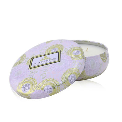 Voluspa Bougie en étain décorative à 3 mèches - Panjore Litchi 340g/12oz