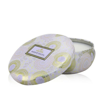 Voluspa Bougie en étain décorative à 3 mèches - Nissho Soleil 340g/12oz