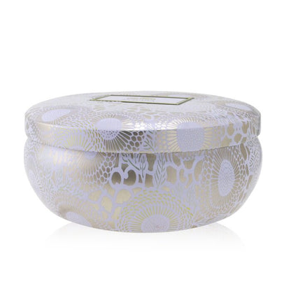 Bougie en étain décorative Voluspa à 3 mèches - Mokara 340g/12oz