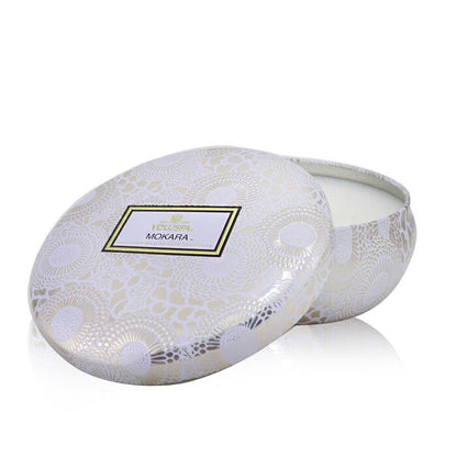 Bougie en étain décorative Voluspa à 3 mèches - Mokara 340g/12oz