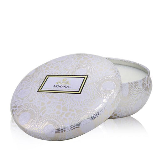 Bougie en étain décorative Voluspa à 3 mèches - Mokara 340g/12oz