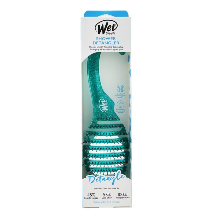 Wet Brush Dusch-Entwirrer – Grüner Glitzer, 1 Stück
