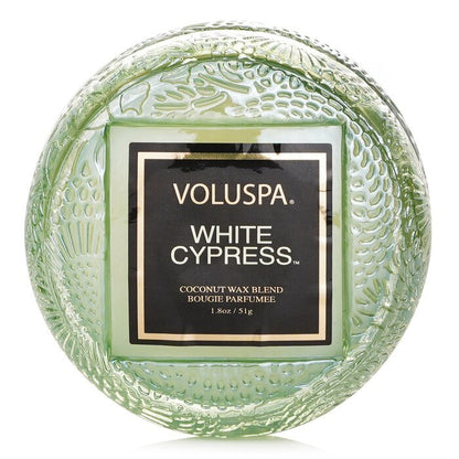 Voluspa Bougie Macaron - Cyprès Blanc 51g/1.8oz