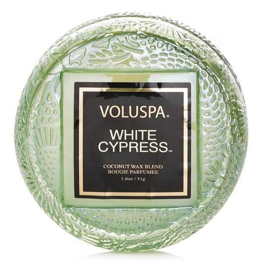 Voluspa Bougie Macaron - Cyprès Blanc 51g/1.8oz