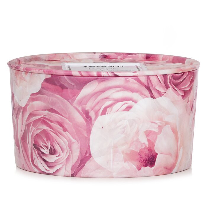 Voluspa Bougie en étain 2 mèches - Rose Otto 170g/6oz