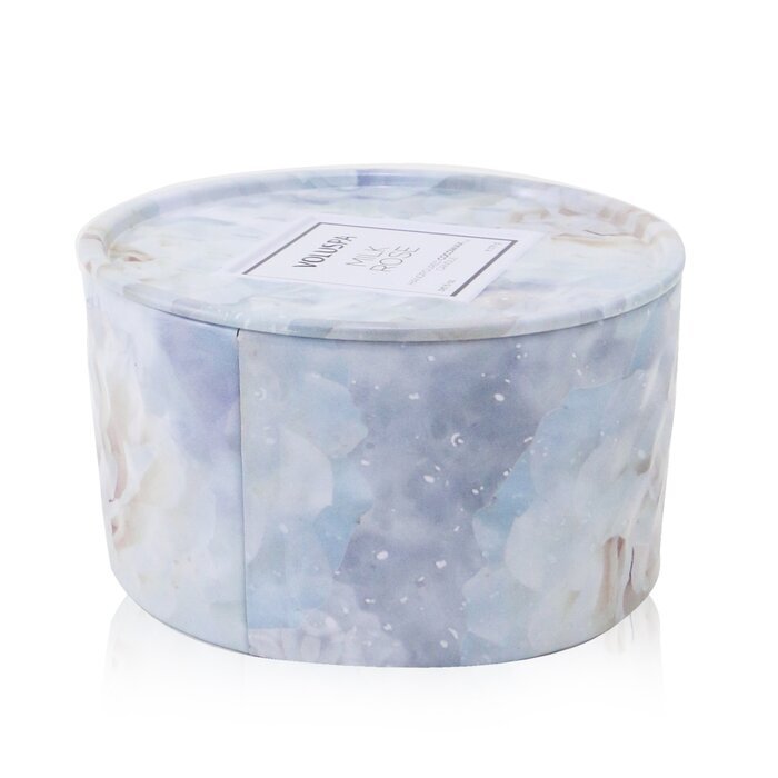 Voluspa Bougie en étain 2 mèches - Rose au lait 170g/6oz