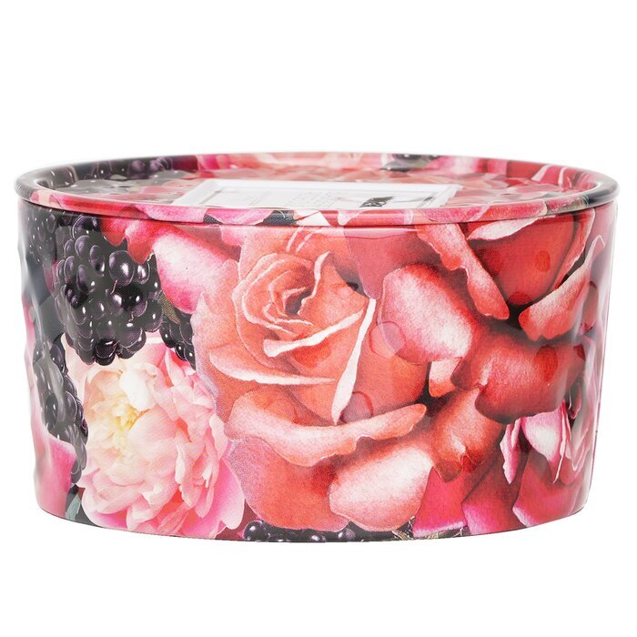 Voluspa Bougie en étain 2 mèches - Mûre Rose Oud 170g/6oz