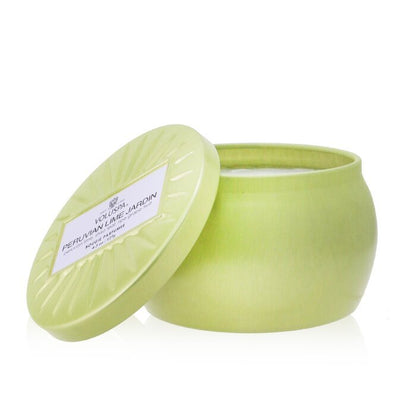 Bougie Mini Boîte Voluspa - Jardin Citron Vert Péruvien 127g/4.5oz
