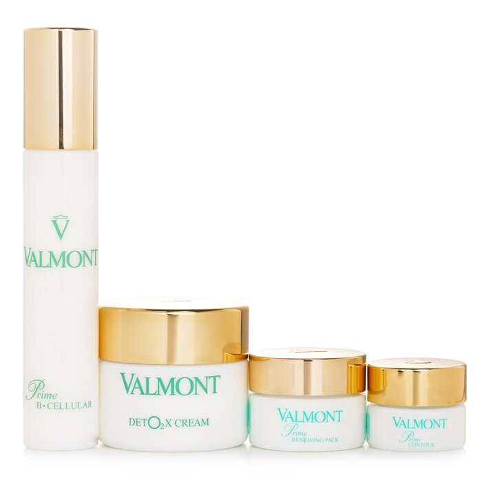 Valmont The Oxygen Symphony Set : Pack Prime Renewing 15ml + Prime B -Cellular 30ml + Prime Contour 5ml + Crème Deto2x 45ml 4pcs