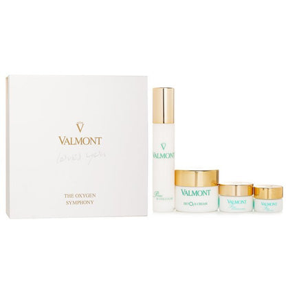Valmont The Oxygen Symphony Set : Pack Prime Renewing 15ml + Prime B -Cellular 30ml + Prime Contour 5ml + Crème Deto2x 45ml 4pcs