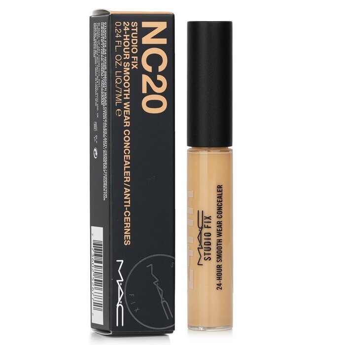 MAC Studio Fix 24 Stunden Smooth Wear Concealer – Nr. NC20 (Golden Beige mit goldenem Unterton) 7 ml/0,24 oz