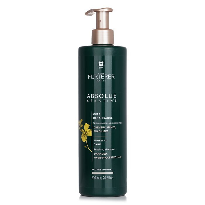 Rene Furterer Absolue Kèratine Renewal Care Repairing Shampoo - Geschädigtes, überstrapaziertes Haar (Salonprodukt) 600ml/20.2oz