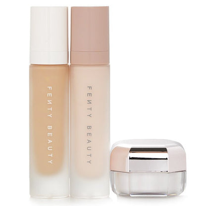 Fenty Beauty von Rihanna Pro Filt‘R Soft Matte Complexion Kit: Foundation 32 ml + Primer 32 ml + Instant Retouch Setting Powder 7,8 g – Nr. 190 3-tlg.