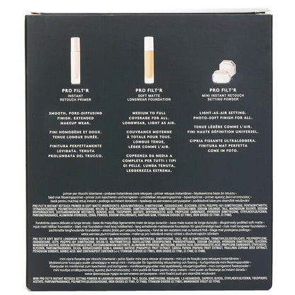 Fenty Beauty von Rihanna Pro Filt‘R Soft Matte Complexion Kit: Foundation 32 ml + Primer 32 ml + Instant Retouch Setting Powder 7,8 g – Nr. 190 3-tlg.