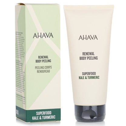 Ahava Superfood Peeling Corporel Renouvelant au Kale & Curcuma 200ml/6.8oz