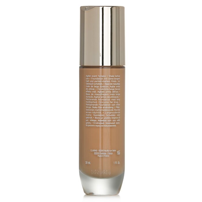 Clarins Everlasting langanhaltendes und feuchtigkeitsspendendes, mattes Make-up, Nr. 112.3N Sandelholz, 30 ml