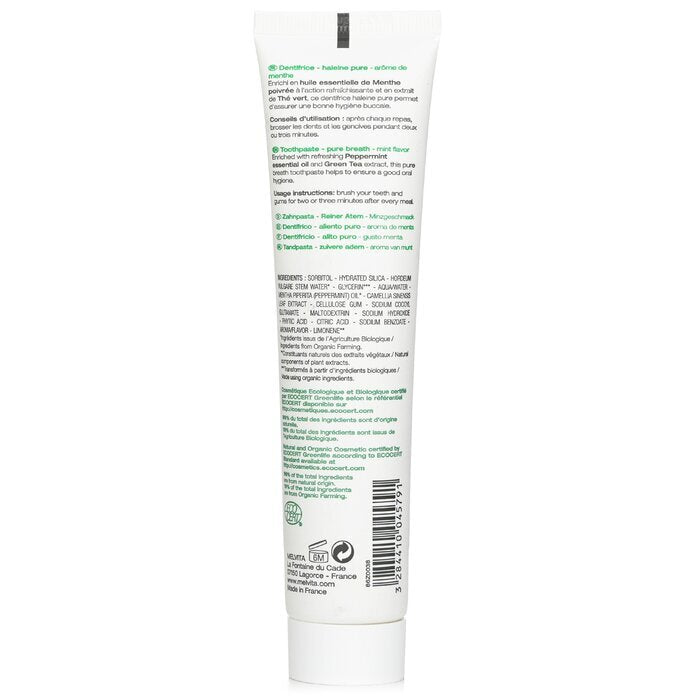 Melvita Pure Breath Zahnpasta 75ml/2.5oz