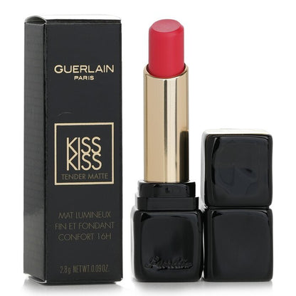 Guerlain Kisskiss Tender Matte Lippenstift - Nr. 885 Gentle Coral 2,8 g/0,09 Unzen