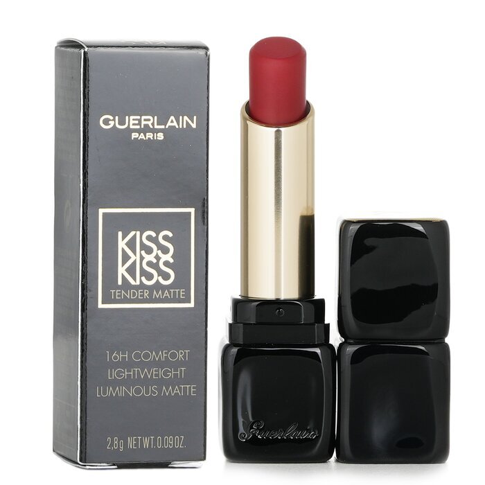 Guerlain Kisskiss Tender Matte Lippenstift – # 999 Eternal Red 2,8 g/0,09 Unzen