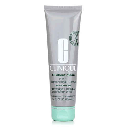 Clinique All About Clean 2-in-1-Kohlemaske + Peeling, 100 ml