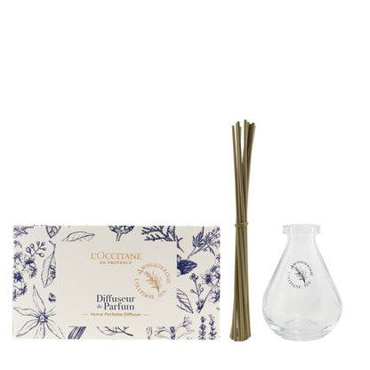L'Occitane Home Parfümdiffusor - Tropfenform (Glasflasche und Stäbchen) 1 Stück