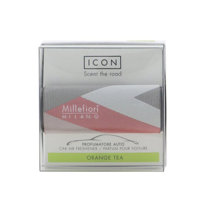 Millefiori Icon Textile Geometrischer Auto-Lufterfrischer - Orangentee 1 Stück