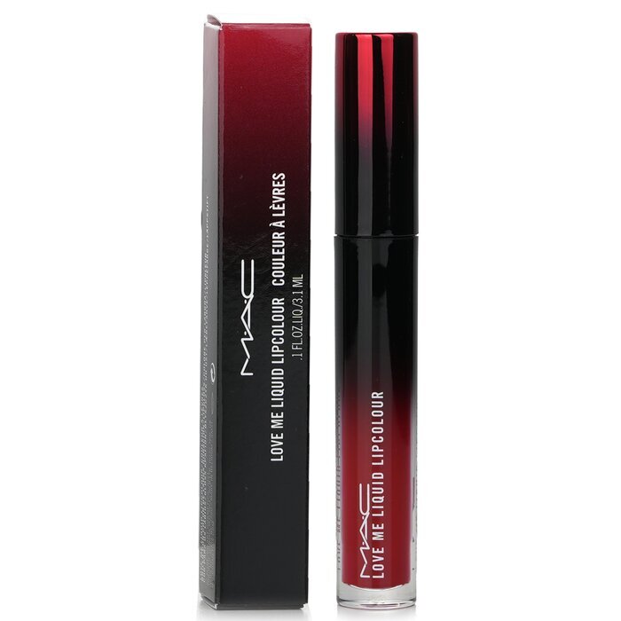MAC Love Me Flüssiger Lippenstift – Nr. 495 Adore Me (Mittelton Blaurot) 3,1 ml/0,1 oz