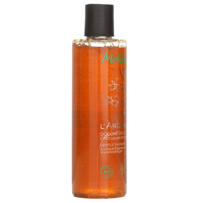 Melvita L'Argan Bio Sanfte Dusche – Ein einzigartiger Duft in einem geschmeidigen Gel, 250 ml