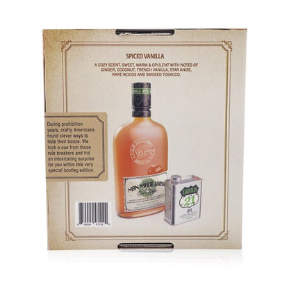 18.21 Man Made Book of Good Grooming Geschenkset Band 4: Spiced Vanilla (Waschlotion 532 ml + Öl 60 ml), 2-teilig