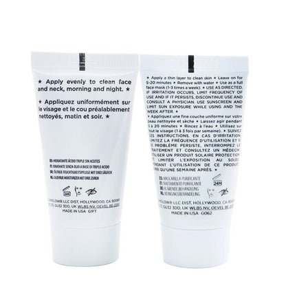 Glamglow Porenreinigendes und -minimierendes Set: Supermud Clearing Treatment 15 g + Superwatergel Moisturizer 15 ml, 2 Stück