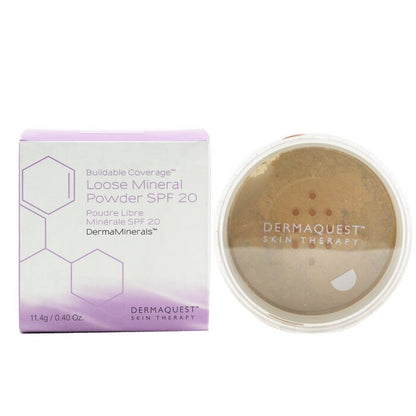 DermaQuest DermaMinerals aufbaubares Mineralpuder mit LSF 20 – Nr. 5W, 11,4 g/0,4 oz