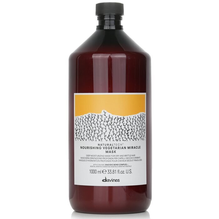 Davines Naturaltech Nourishing Vegetarian Miracle Mask (Für brüchiges Haar) 1000 ml