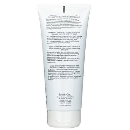 Leonor Greyl Creme Aux Fleurs Reinigungscreme-Shampoo (für sehr trockenes Haar und empfindliche Kopfhaut) 200 ml
