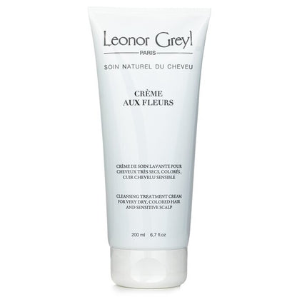 Leonor Greyl Creme Aux Fleurs Reinigungscreme-Shampoo (für sehr trockenes Haar und empfindliche Kopfhaut) 200 ml