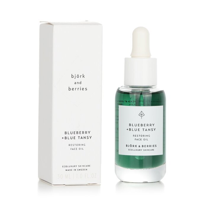 Bjork &amp; Berries – Blueberry+Blue Tansy – Regenerierendes Gesichtsöl, 30 ml
