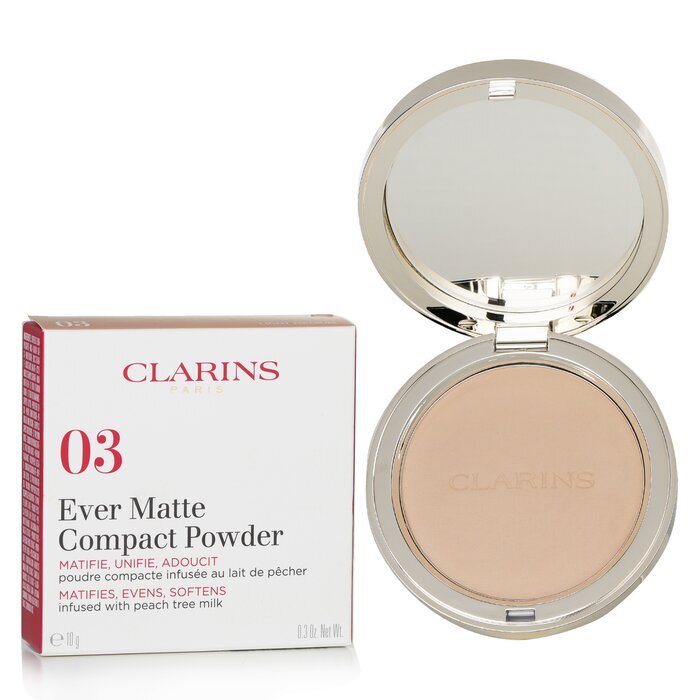Clarins Ever Matte Compact Powder -  03 Light Medium 10g