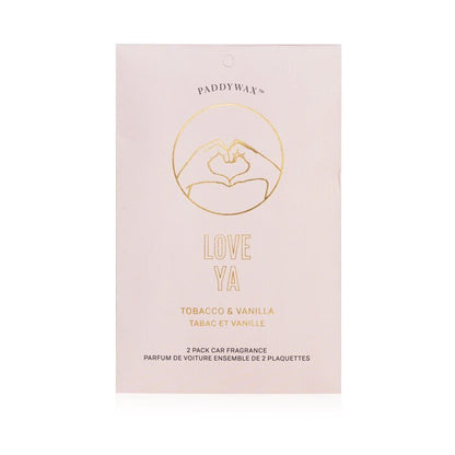 Paddywax Impressions Autoduft – Love Ya, 2 Packungen