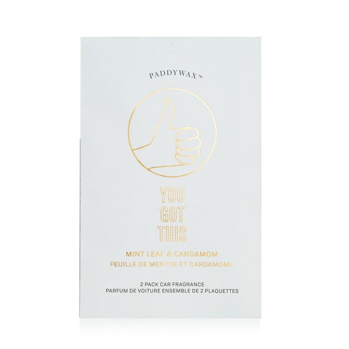Paddywax Impressions Autoduft – You Got This, 2er-Pack