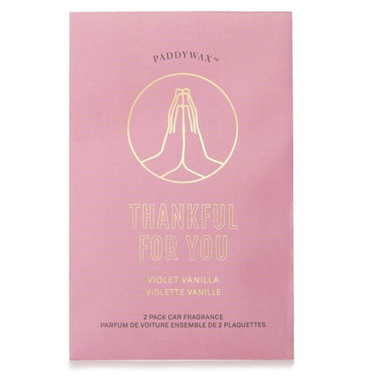 Paddywax Impressions Autoduft – Thankful For You, 2 Packungen