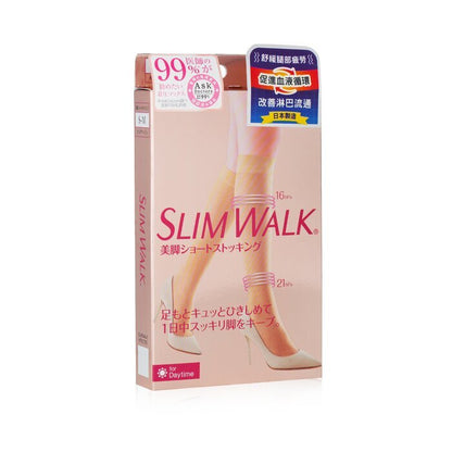 SlimWalk Compression Stockings for Beautiful Legs -  Beige (Size: S-M) 1pair