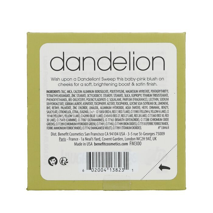Benefit Dandelion Baby Pink Aufhellendes Rouge, 6 g