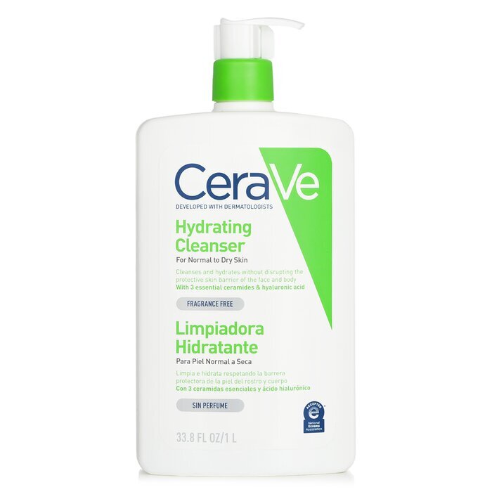 CeraVe Feuchtigkeitsreiniger für normale bis trockene Haut, 1000 ml